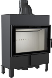 Kominek powietrzny KRATKI LUCY SLIM 10 kW Ø 160 double