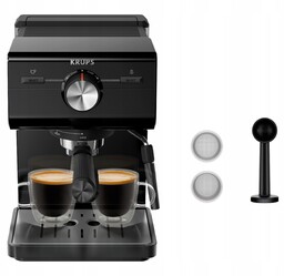 Ekspres kolbowy z dyszą spieniającą Krups Authentic+ C50 XP381810 15 bar