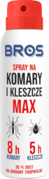 Bros Spray na komary i kleszcze MAX 90ml