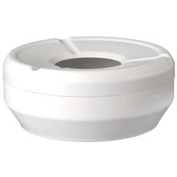 Popielniczka z melaminy biała Ø 10 cm, H: 4 cm I APS