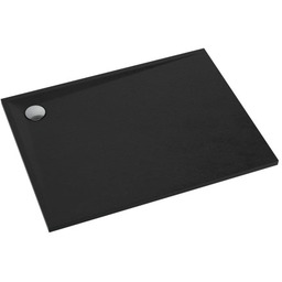 Schedline Libra Black Stone brodzik z stonicrylu 90x120 cm czarny 3SP.L1P-90120/C/ST