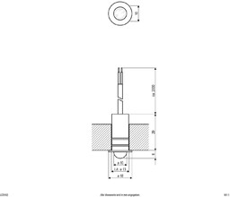 EVN LD5102 oprawa 12V IP68 0,3W 830, soczewka, aluminiowy / szary / cynkowy, salon / jadalnia, stal szlachetna, nowoczesny