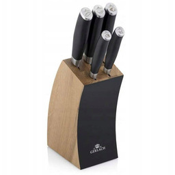 Komplet noży w bloku Gerlach Deco Black 5 szt.