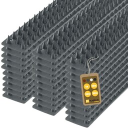 Plastikowe kolce Tosta przeciw ptakom 50 cm szare 30 szt.