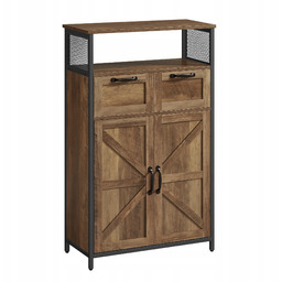 Komoda z Szufladami Kredens Uniwersalny do Salonu Kuchni 66x30,6x108,5 CM