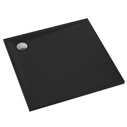 Schedline Libra Black Stone brodzik z stonicrylu 80x80 cm czarny 3SP.L1K-8080/C/ST