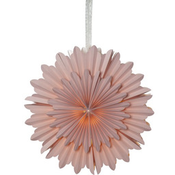 Gwiazda wisząca różowa CRYSTAL 50 cm