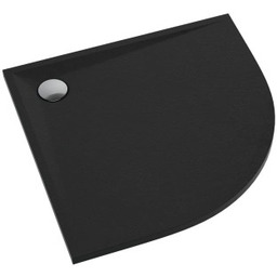 Schedline Libra Black Stone brodzik z stonicrylu 80x80 cm czarny 3SP.L1O-8080/C/ST
