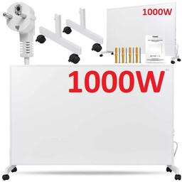 Grzejnik Na Podczerwień Z Nogami Promiennik Podczerwieni 1000W Premium