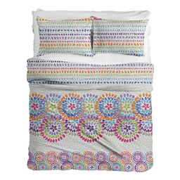 Matex Pościel bawełniana 220x200 rozeta kolorowa R17 Ranforce