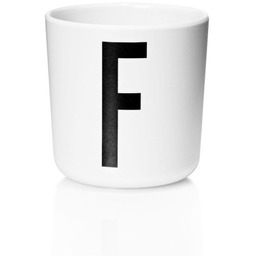 Design Letters AJ Kids - Kubek z Melaminy - Litera F