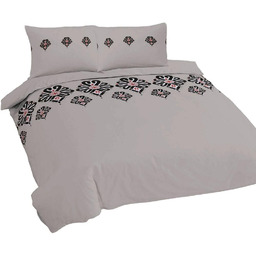 Matex Pościel bawełniana 220x200 parzenica szara góralska R22 Ranforce