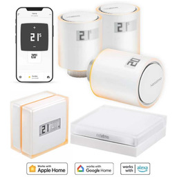 NETATMO ZESTAW - Termostat + 3x Głowica Termostatyczna Netatmo