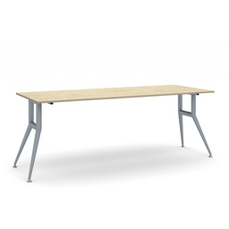 Stół konferencyjny do biura WIDE, 200x80 cm, dąb naturalny