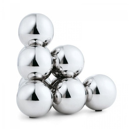 Philippi BUBBLES Stalowa Podpórka - Stoper do Książek - Stal Polerowana