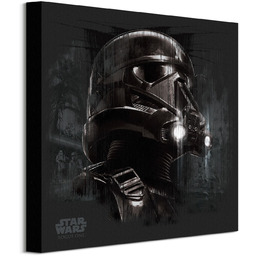 Star Wars Rogue One Death Trooper Black - obraz na płótnie