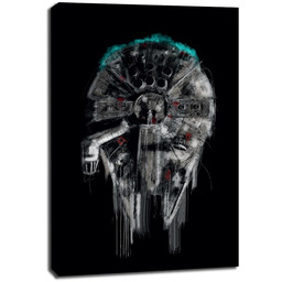 Star Wars Gwiezdne Wojny Sokół Millenium - obraz na płótnie Wymiar do wyboru: 20x30 cm
