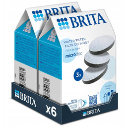 Brita Filtr wkład filtrujący wodę MicroDisc do butelek i karafek 6 sztuk