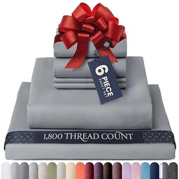 BELADOR Jedwabiście miękki zestaw pościeli, luksusowy, 4-częściowy, głęboka kieszeń, rozmiar twin, oddychająca pościel hotelowa, certyfikat Öko-Tex