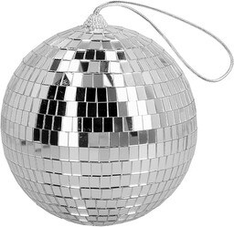 Boland - Błyszcząca kula dyskotekowa, średnica ok. 15 cm, Disco Fever, dekoracja wisząca, dekoracja na imprezę lub sylwestra