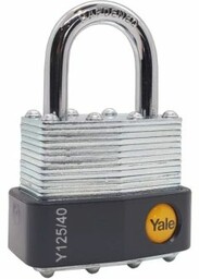Kłódka laminowana do bram na klucz Yale Y125B/40/122/1