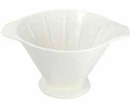 Filtr do kawy porcelanowy lejek do filtrowania biały drip dripper