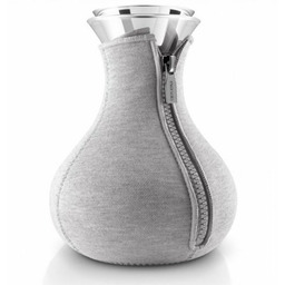 Eva Solo SERVING Szklany Zaparzacz do Herbaty 1 l w Pokrowcu Termicznym / Jasnoszary