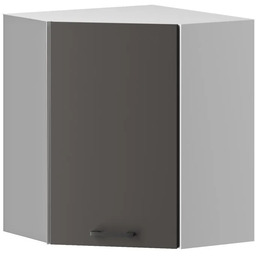 Elior Narożna szafka górna do kuchni szara L8-D30