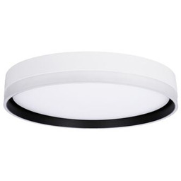 Lampa sufitowa plafon Florida 24 W led 39 cm biało czarny CANDELLUX