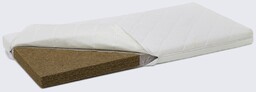 Materac BADUM Medicott, biały, 120x60x6 cm