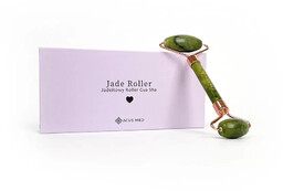 Roller jadeitowy Gua Sha Wałek do masażu twarzy Acus Med - zielony