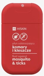 HISKIN Kieszonkowy spray na komary i kleszcze 30 ml