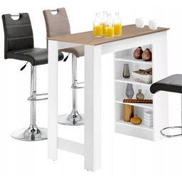 Stolik barowy kuchenny barek dąb artisan Mohito