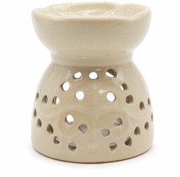 Kominek Zapachowy Ceramiczny Drzewo Życia - Kość Słoniowa