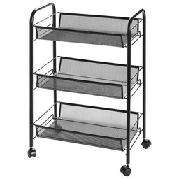 Regał kuchenny/łazienkowy na kółkach 15288 3 półki