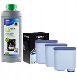 Zestaw Philips Saeco Filtr Philips Aquaclean CA6903 3szt, Verde 500ml