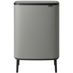 BRABANTIA Kosz na śmieci Bo Touch Hi 130663 60L Szary Zyskaj