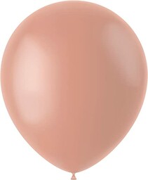 Folat 19617 vintage różowy 33 cm - zestaw 10 balonów nadmuchiwanych 33 cm z helem, na urodziny, ślub, baby shower, chrzciny, dekoracja na imprezę, dekoracja