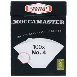 MOCCAMASTER Filtr do kawy Nr 4 (100 sztuk) 50 zł za 500 zł na kolejne zakupy