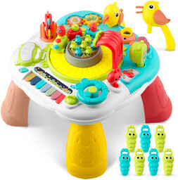 Stolik Edukacyjny Interaktywny Tablica 2W1 Dla Dzieci Z Muzyką Ricokids