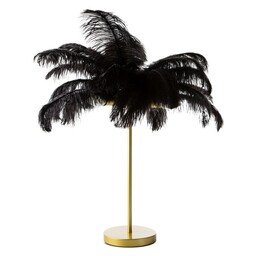 Eurofirany Lampa dekoracyjna 65x68 Feri 2 czarna złota 02