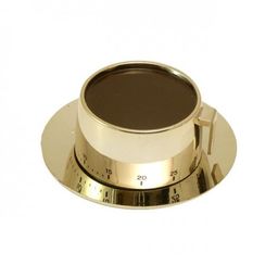 Minutnik mechaniczny złota filiżanka