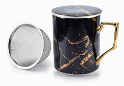 CRISTIE BLACK Kubek z zaparzaczem 400ML