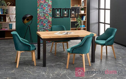 Stół TIAGO Halmar 80x140-220, Dąb Craft