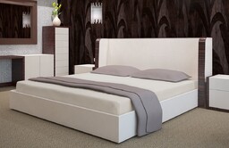 Prześcieradło frotte z gumką beżowe PRZF-3