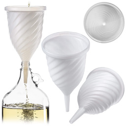 Lejek spiralny do filtracji Vinay 15.5 x 29 cm biały