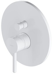 Omnires Y bateria natryskowa-wannowa z przełącznikiem element natynkowy biały mat Y1235ROWM