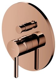 Omnires Y bateria natryskowa-wannowa z przełącznikiem element natynkowy miedź połysk Y1235ROCP