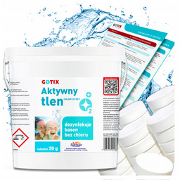 Aktywny Tlen do Basenu Jacuzzi Spa Chemia Basenowa bez Chloru Tabletki 5 Kg
