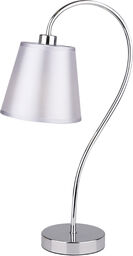 Candellux LUK 41-70760 lampa stołowa abażur 1x40W E14 chrom 15cm